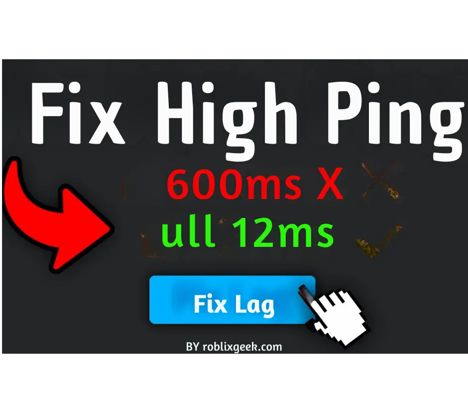 how to reduce ping in roblox