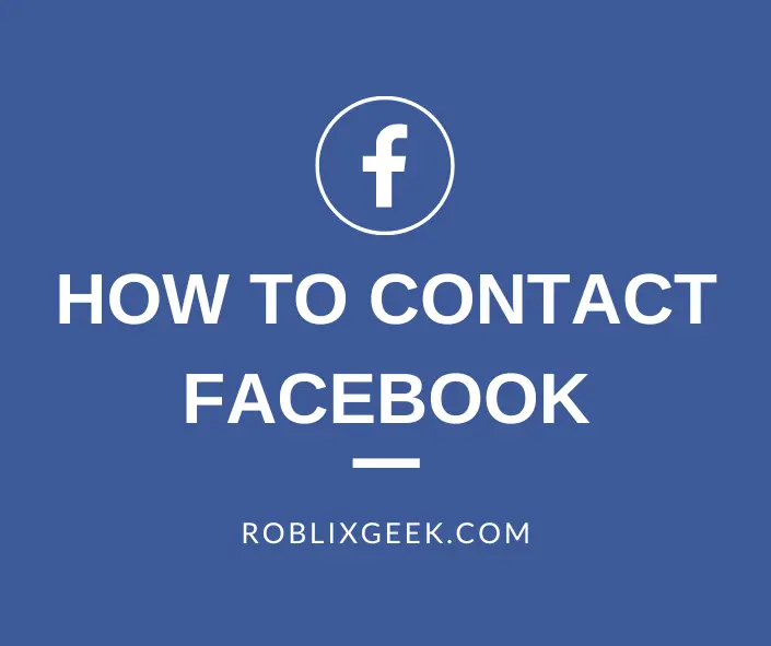 how to contact facebook