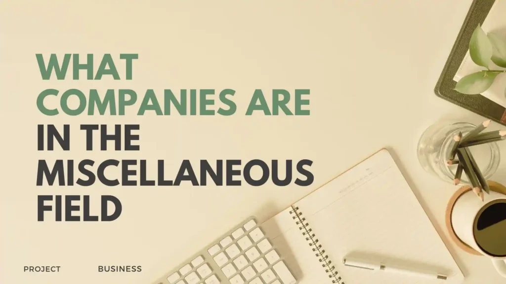 what companies are in the miscellaneous field