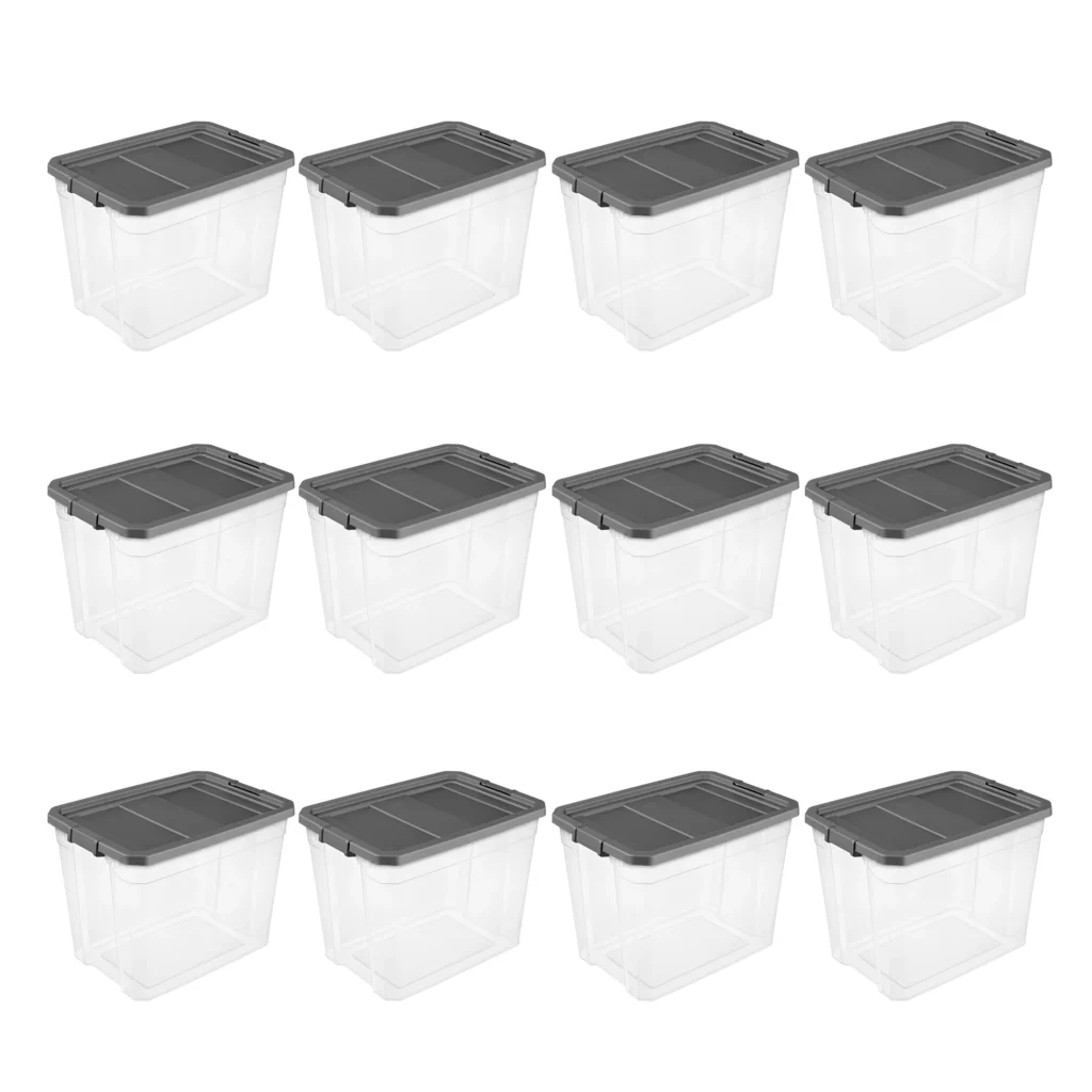 39.5 x 20.25 x 7 inches sterilite storage bin